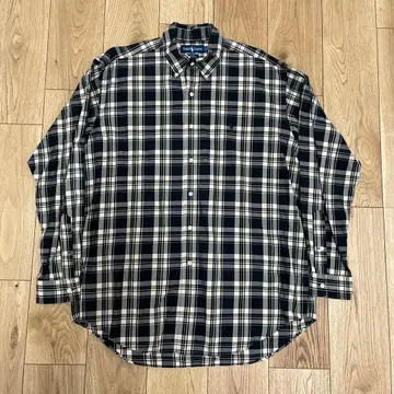 90s 랄프 로렌 체크 셔츠 빈티지