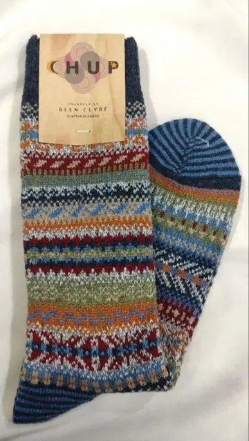 CHUP 울 남성용 삭스 A DAY 인디고 M