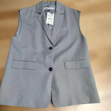 미사용 새상품 ZARA 그레이 베스트 M