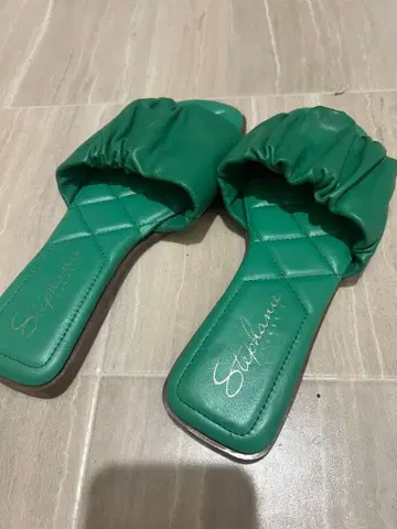 스테파니 그린 뮬 사이즈 36