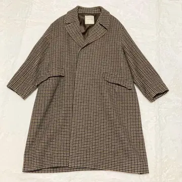 FREAK'S STORE 체크 무늬 체스터 코트