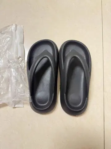 블랙 플립플랍 미사용