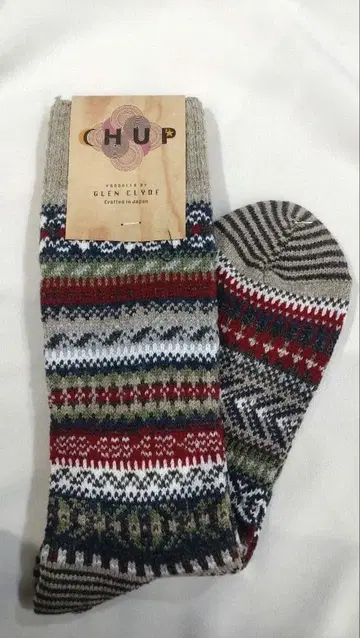 CHUP 울 남성용 삭스 A DAY 베이지 M