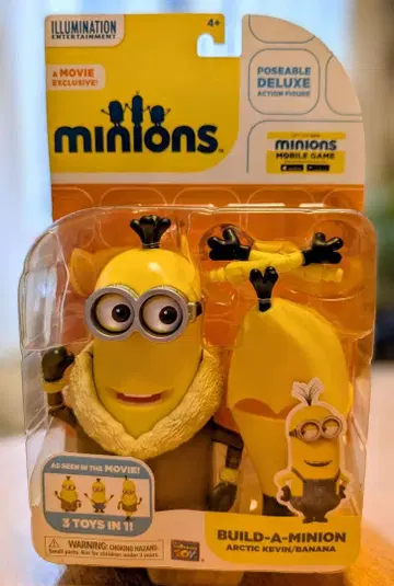 미니언즈 디럭스 액션 피규어 아크틱 케빈 바나나