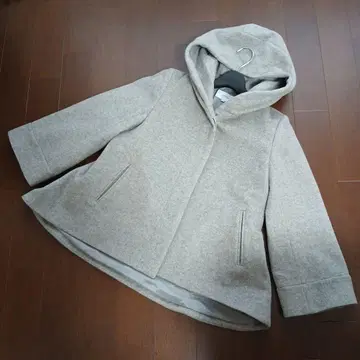 UNTITLED 후드 부착 숏코트 S