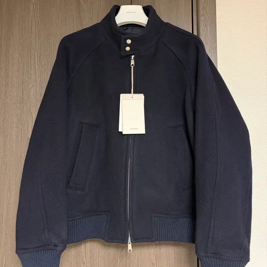 【AFTER PRAY】High-Neck Wool Blouson Brown AFTER PRAY | 애프터프레이 AFTER FRAY High-neck Wool Blouson Brown