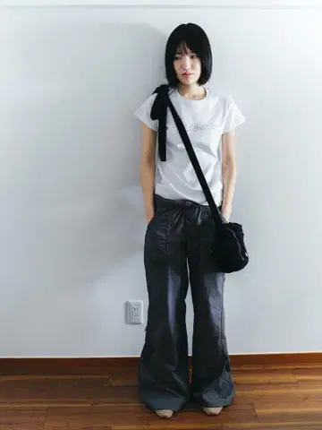 coyseio 사이드 지퍼 라인 팬츠 그레이