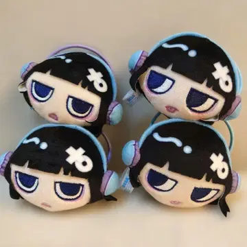 ano x 배드마츠마루 마스코트 부착 머리끈 아노짱 아노 4점