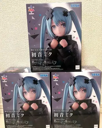 닫혀진 창의 세계 하츠네 미쿠 Luminasta 피규어 3종 세트