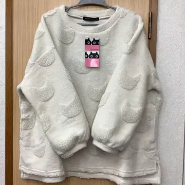 와코루 마타노 아츠코 룸웨어 파자마 상의 따뜻한 보아 L