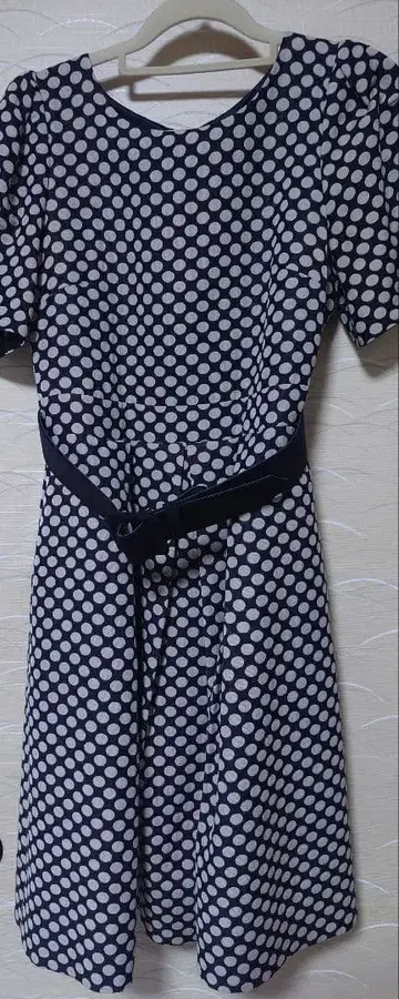 [ JILL STUART ] 도트 무늬 반팔 원피스