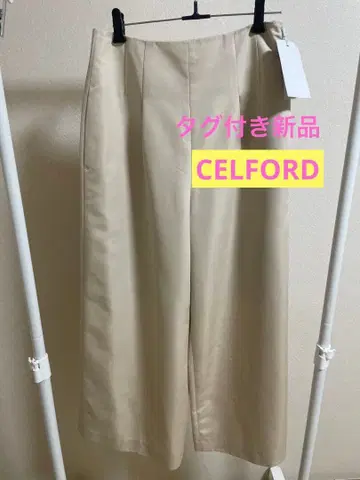 택 포함 새상품 CELFORD 셀포드 태그 와이드 팬츠