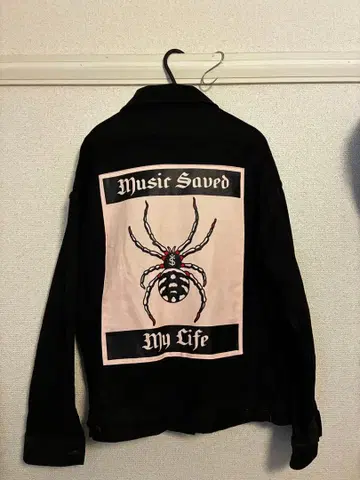 Music Saved My Life 스파이더 자켓 M