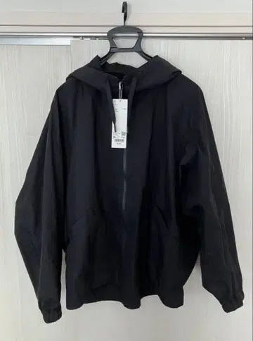 유니클로 U 후디드 블루종 XL BLACK