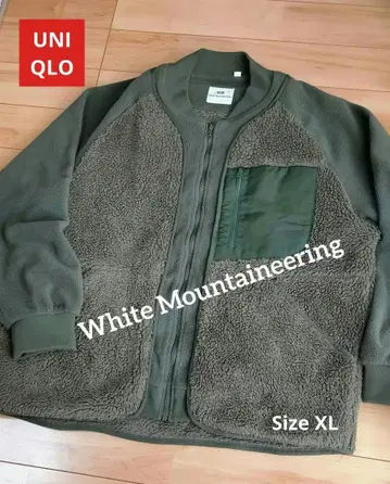 가격 인하@UNIQLO White Mountaineering 플리스 자켓