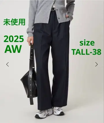 슬라브 와이드 스트레이트 팬츠