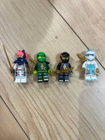 레고 닌자고 미니 피규어 4체 세트