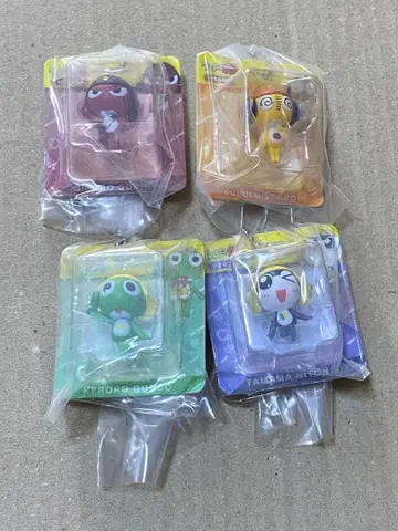 개구리 중사 케로로 블리스터 참 컬렉션 4종 세트