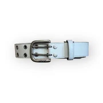 Levi's 화이트 아이렛 벨트