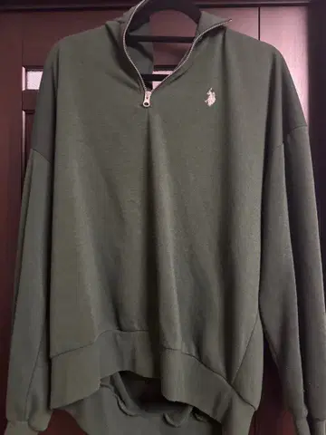 U.S. POLO ASSN. 하프 지퍼 트레이닝복 L