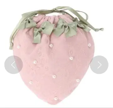 메종 드 플뢰르 딸기 파우치 딸기 레이스 파우치