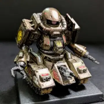 건담 컨버전스 자쿠 탱크 ZAKU TANK 웨더링 피규어