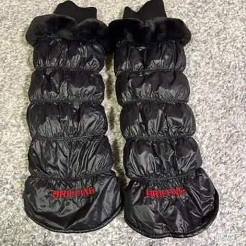 브리핑 충전솜 레그 워머 블랙 다운