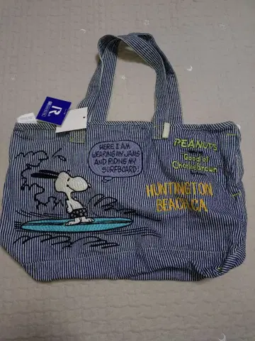 택 포함 새상품 스누피 ROOTOTE 토트백