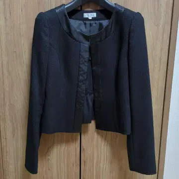 여성용 자켓 블랙 노카라 9호