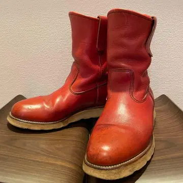 최종 가격 REDWING 페코스 부츠 홍차 7E 그린 개택