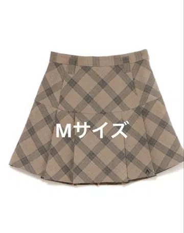 andmary Coco 체크 미니 플리츠 스커트