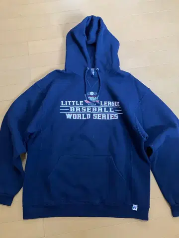 러셀 애슬레틱 리틀 리그 후드티 네이비