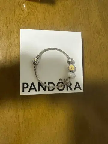 PANDORA 실버 비즈 팔찌