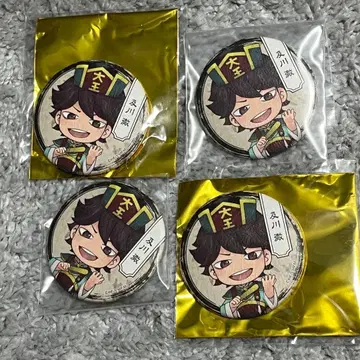 하이큐 in 난자타운 와시 캔뱃지 컬렉션 SD 캐릭터 오이카와 토오루