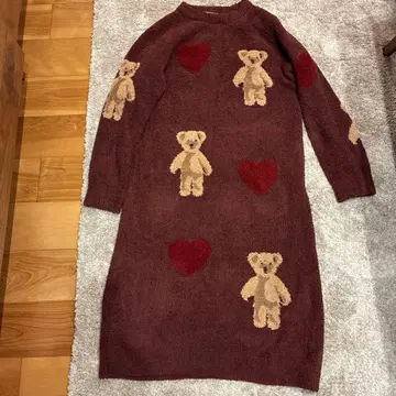 GELATO PIQUE 곰과 하트 무늬 룸웨어
