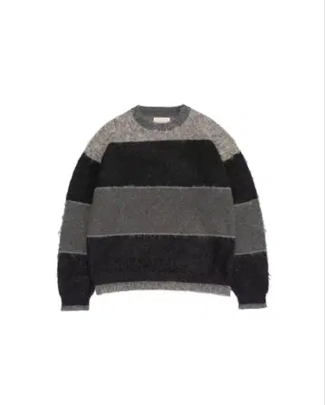 YOKE Graphpaper MOHAIR BORDER SWEATER