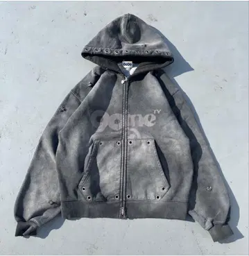 9090 지퍼 후드티 블랙 M 사이즈