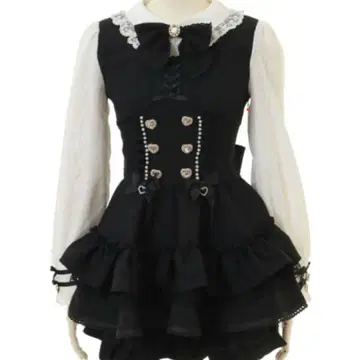 LIZLISA 리즈리사 더블 티어드 셋업 블랙 덤 포함