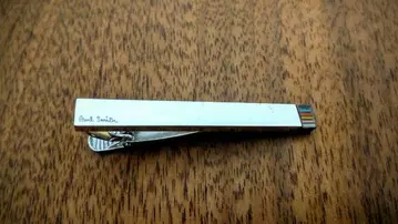 [중고품 특가] Paul Smith 넥타이핀 화이트