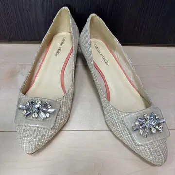 odette e odile 트위드 비쥬 펌프스 새상품 새상품