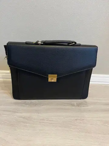 비즈니스 백 브리프 케이스 블랙 가죽