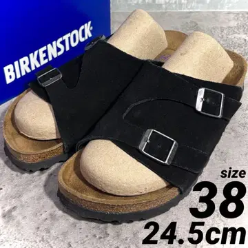 [새상품급] 버켄스탁 취리히 블랙 38 24.5cm 스웨이드