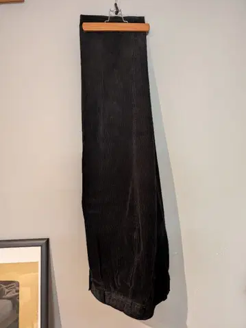 [ 레어 새상품급 ] 타미힐피거 블랙 코듀로이 슬랙스