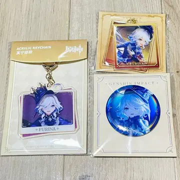 프리나 아크링 키링 캔뱃지 세트