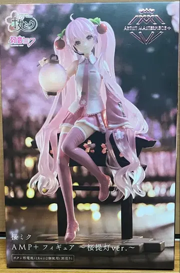 벚꽃 미쿠 AMP+ 피규어 벚꽃 등롱 ver.