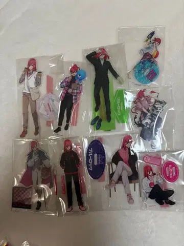 아크릴 스탠드 묶음 판매 치기리 효마 블루 록