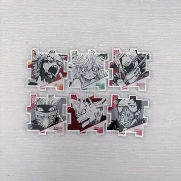 나의 히어로 아카데미아 원화전 아크릴 퍼즐 컬렉션 6점 세트