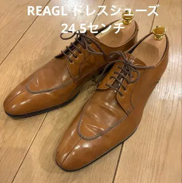 REGAL 브라운 가죽 드레스 슈즈