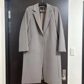 INDIVI 그레이 체스터 코트 36