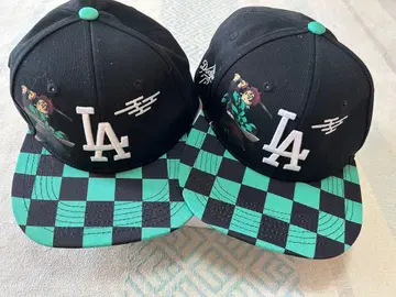 로스앤젤레스 다저스 야구 모자 귀멸 두 개 세트